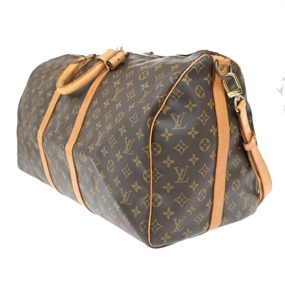 LOUIS VUITTON Keepall Bandouliere 55 2Way Hand Bag Monogram BN - Picture 3 of 16
